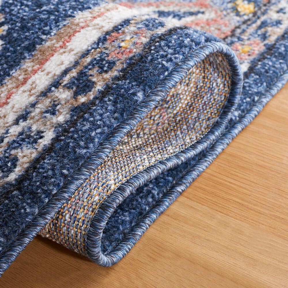 Safavieh Astoria 2&#39;2&quot; x 8&#39; Blue and Beige Runner, , large