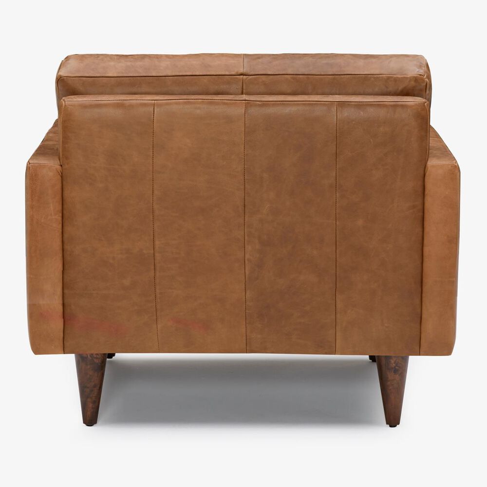 Joybird Eliot Leather Chair in Santiago Ale, , large