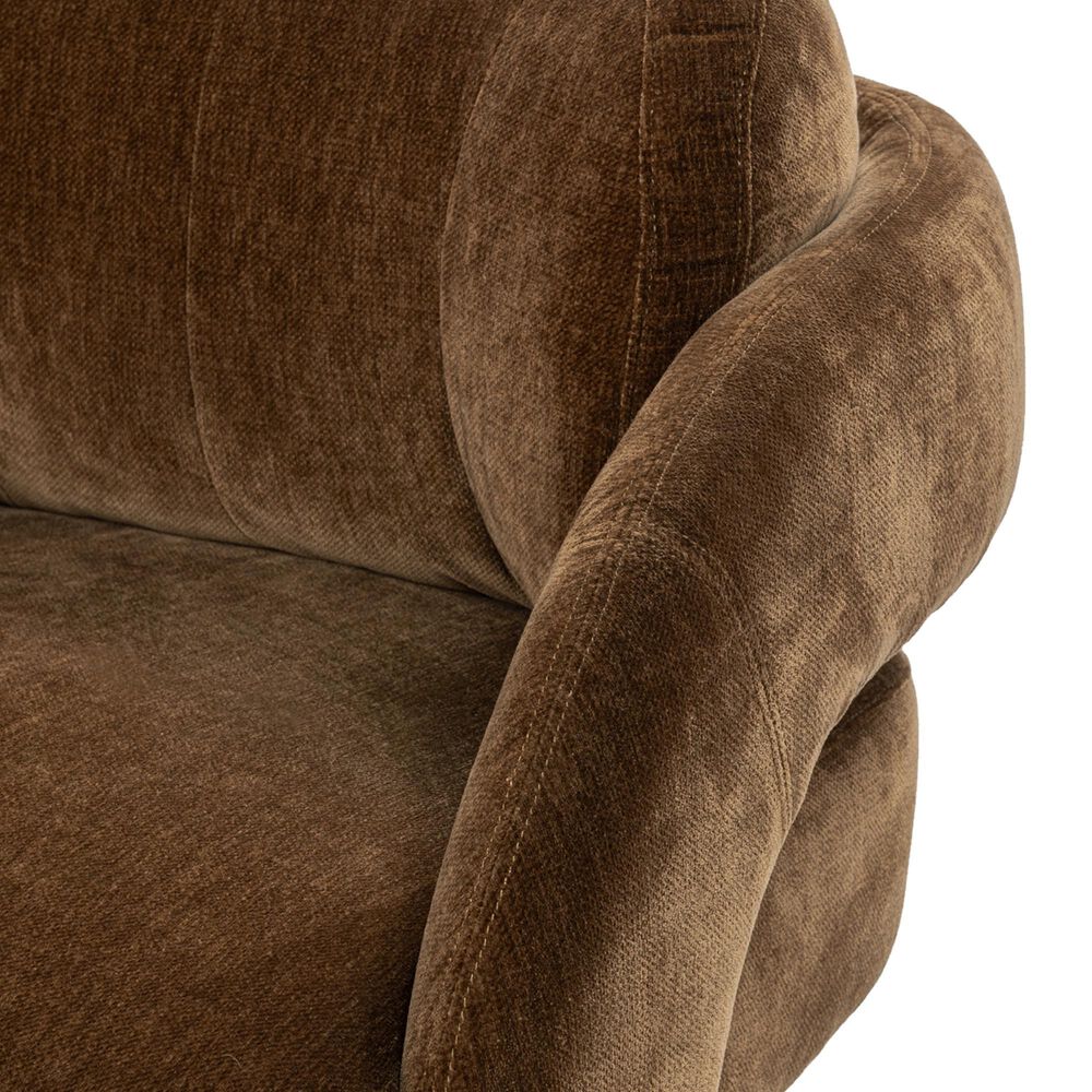 Classic Home Salino Upholstered Lounge Chair in Bronze, , large
