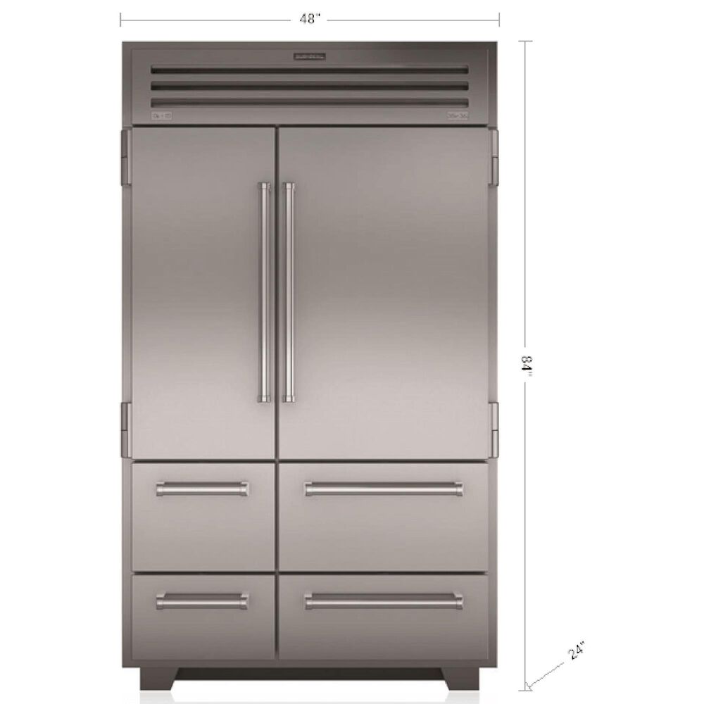 Sub Zero 30.4 Cu. Ft. French Door Refrigerator in Stainless Steel, , large