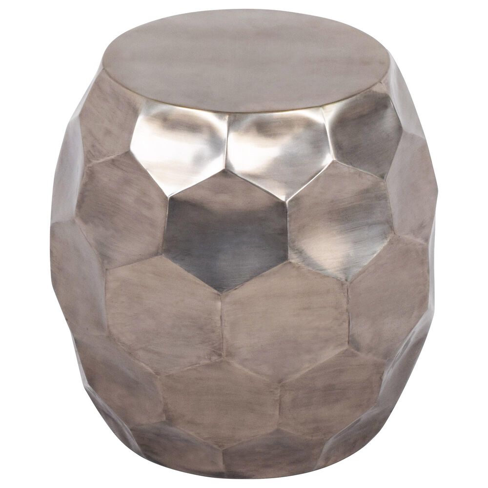 Steve Silver Stanley Accent Table in Antique Nickel, , large
