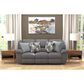 Catnapper Trifecta Manual Reclining Sofa with Drop Down Table in Smoke, , large