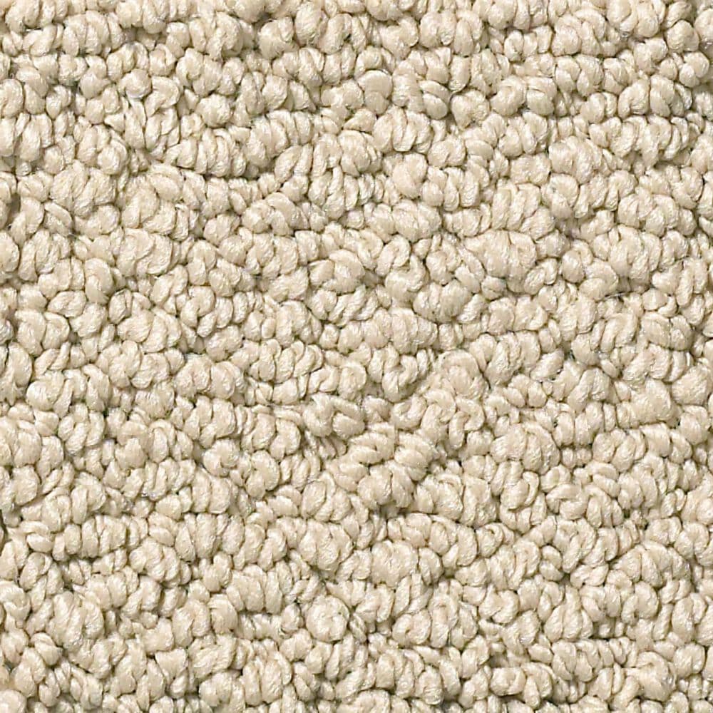 Shaw Detailed Statement Loop Carpet in Latte, , large