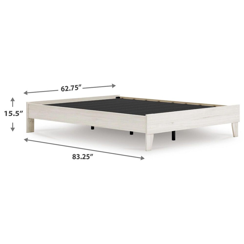 Ashley Socalle Queen Platform Bed in Natural, , large
