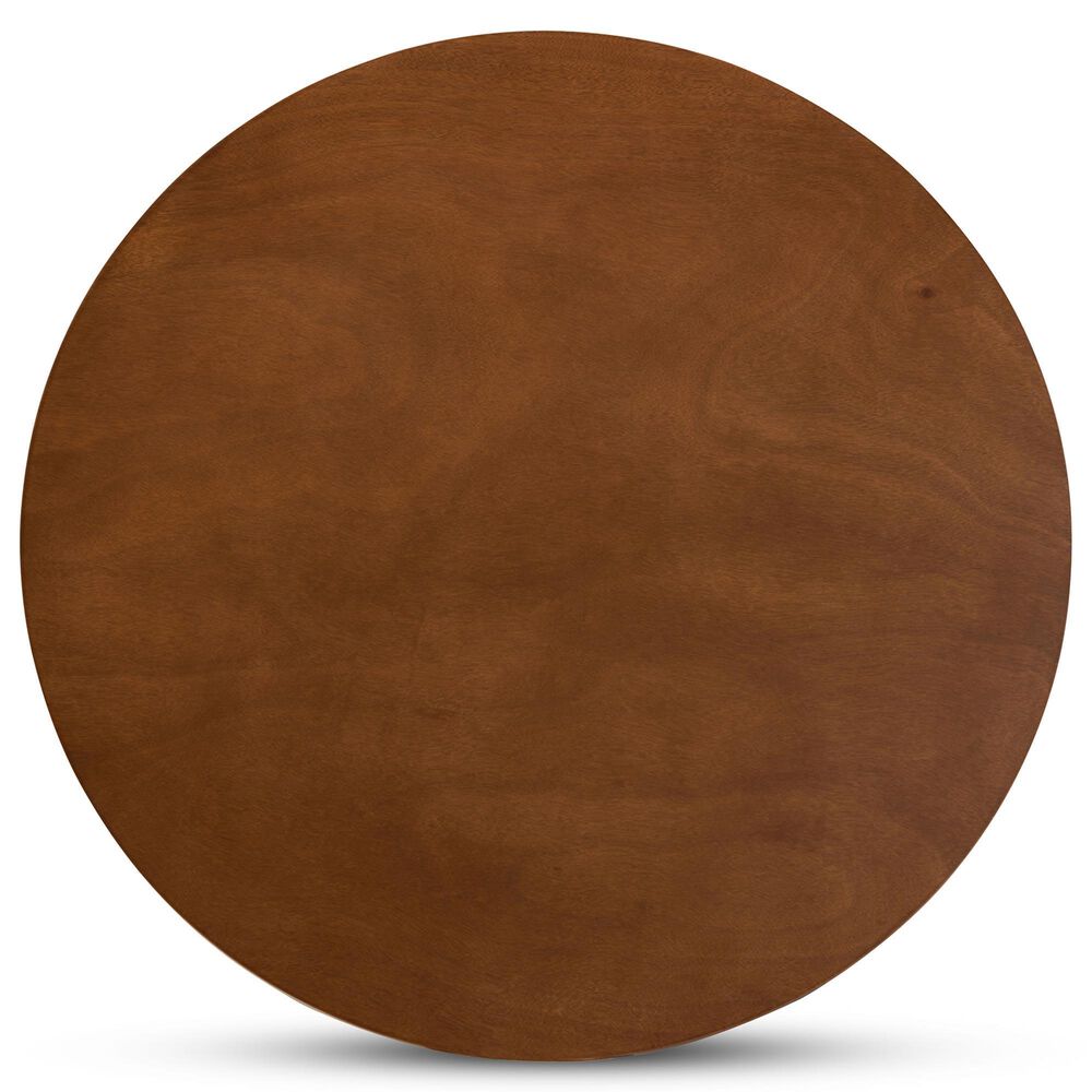 Baxton Studio Kenji 34" Dining Table in Walnut Brown - Table Only, , large
