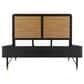 Blue River Saratoga Queen Platform Bed in Black and Natural, , large