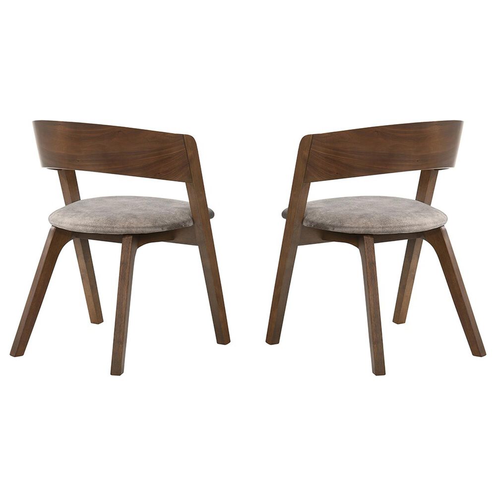 Blue River Jackie Dining Chair in Walnut &#40;Set of 2&#41;, , large