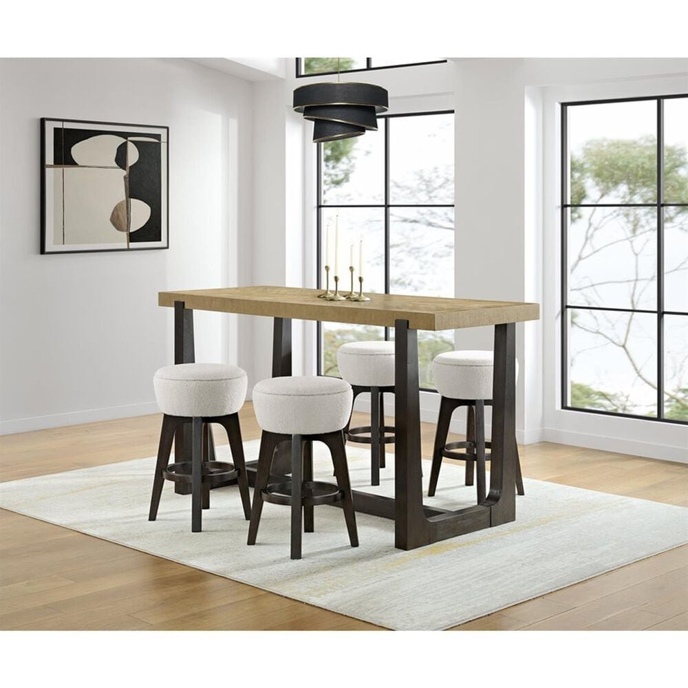 Emerald Home Furnishings Sutton Place Bar Height Dining Table in Caramel and Cocoa - Table Only, , large