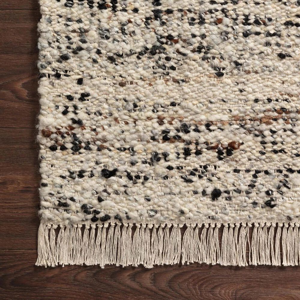Magnolia Home Hayes 5&#39; x 7&#39;6&quot; Pebble and Natural Area Rug, , large