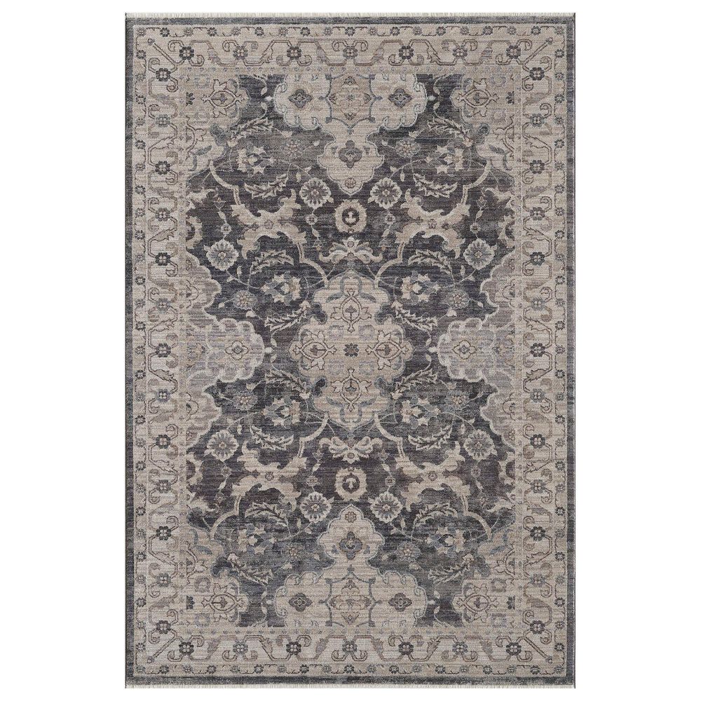 Kas Oriental Rugs Adele Sofia 11"6" x 15"3" Gray and Ivory Area Rug, , large