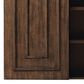 James Martin Vanities Alicante 39.5" Single Bathroom Vanity in Mid Century Acacia with 5 cm White Glossy Resin Top and Rectangular Sink, , large
