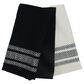 Willow & Hem Cumberland Kitchen Towel in Black (Set of 3), , large