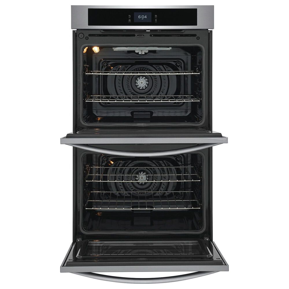 Frigidaire 2-Piece Kitchen Package with 30&quot; Double Electric Wall Oven and 30&quot; Gas Cooktop in Stainless Steel, , large