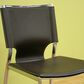 Baxton Studio Side Chair with Dark Brown Leather in Chrome (Set of 2), , large
