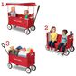 Radio Flyer 3-In-1 Folding Wagon with Canopy, , large