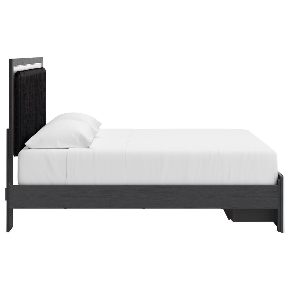 Ashley Zuraleus 3-Piece King Storage Bedroom Set in Matte Black, , large