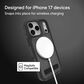 Zagg Rainier Snap MagSafe Case with Kickstand for Apple iPhone 17 Pro Max in Smoke Black, , large
