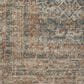 Loloi Heritage 9" x 12" Blue and Rust Area Rug, , large