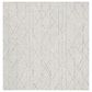 Safavieh Micro-Loop 5" Square Ivory and Light Blue Area Rug, , large
