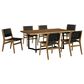 Millenium Fortmaine 7-Piece Dining Set in Brown and Black, , large