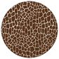 Dalyn Rug Company Akina 8" Round Chocolate Area Rug, , large