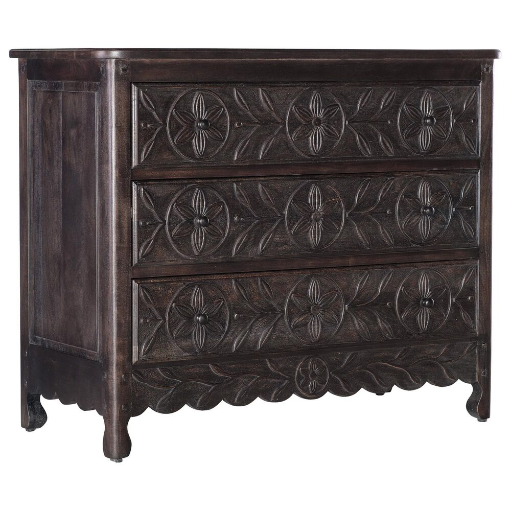 Hooker Furniture Commerce and Market Flora 3-Drawer Chest in Black, , large