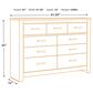 Ashley Zelen 2-Piece Queen Bedroom Set in Warm Gray, , large