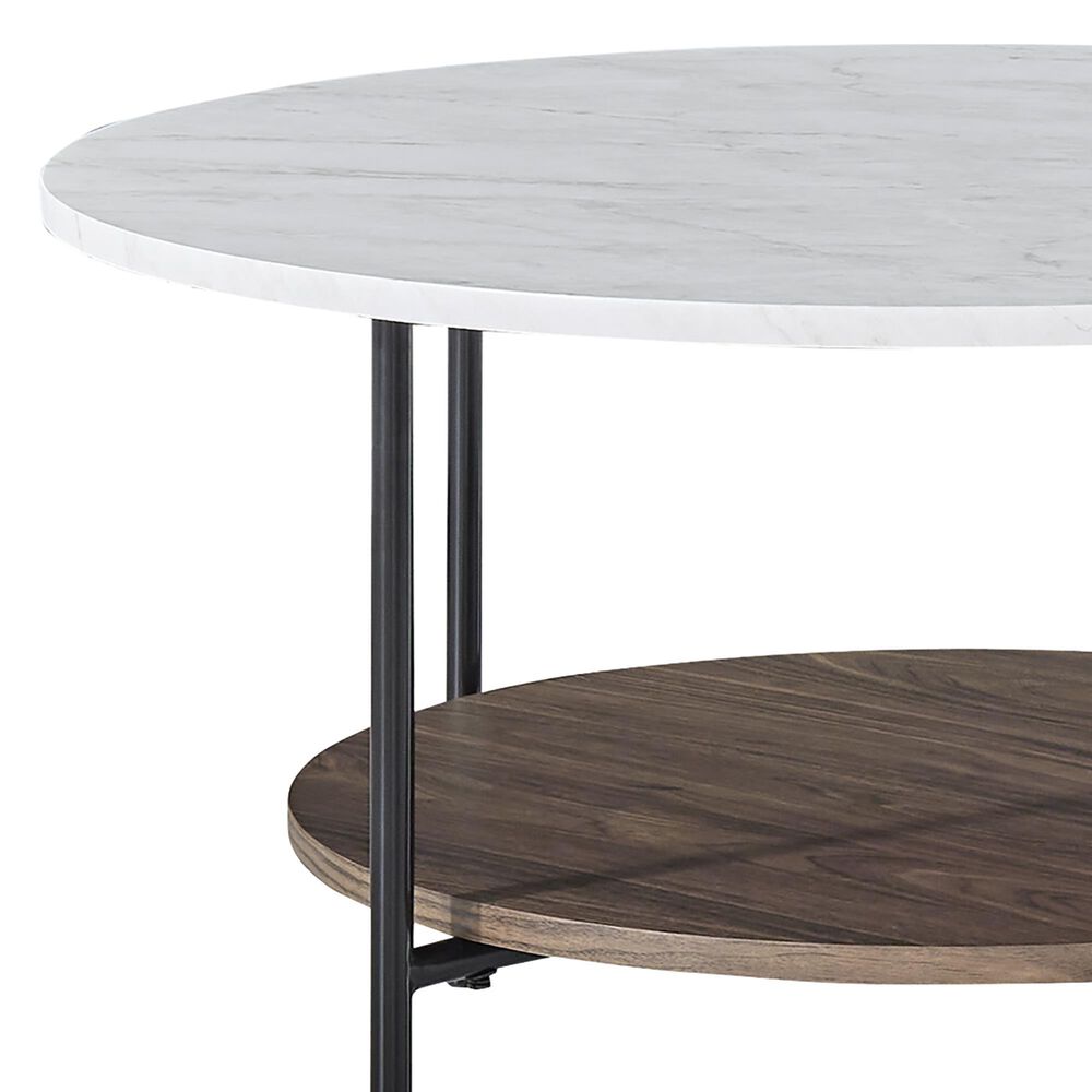 Ashley Wrenwich Occasional Table Set in Brown, Black and White &#40;Set of 3&#41;, , large