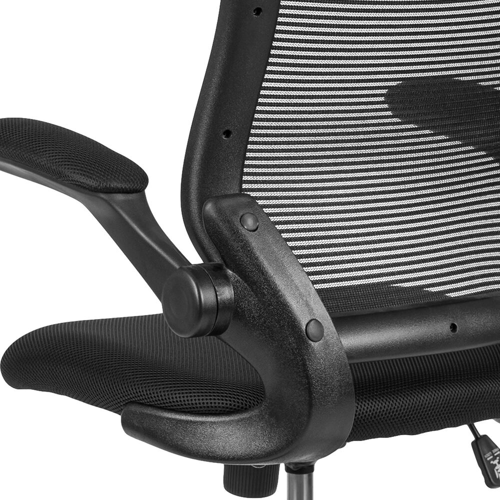 Flash Furniture Drafting Chair in Black, , large