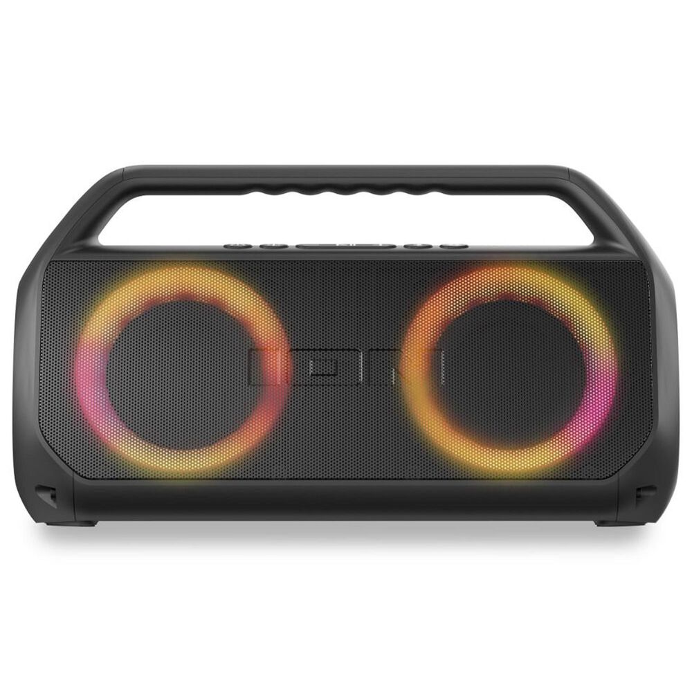 Ion Uber Boom Ultra Bluetooth Boombox Portable Speaker with Lights in Black, , large