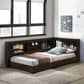 Mayberry Hill Sami Twin Corner Bed in Espresso, , large