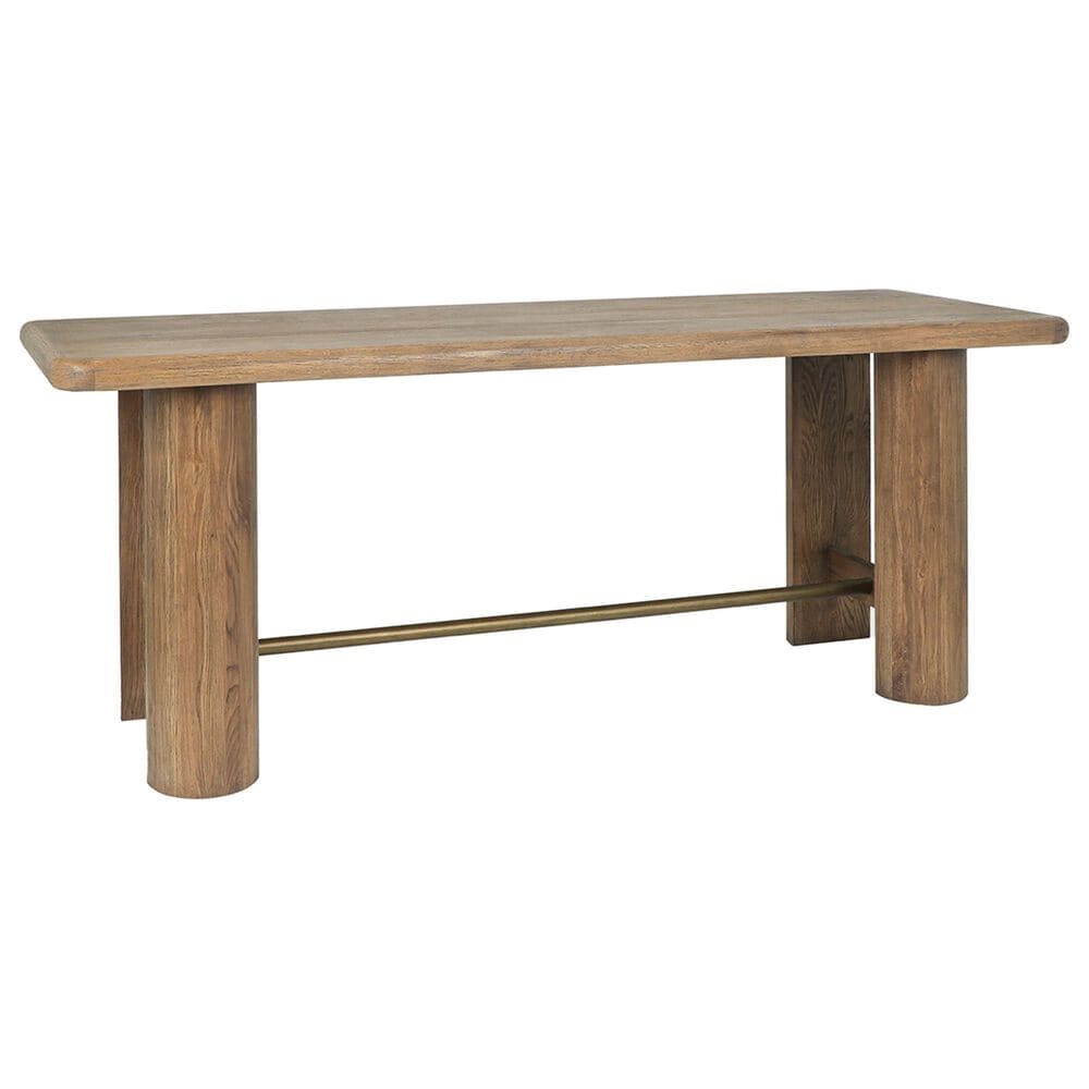Classic Home Tacoma Counter Height Table in Natural and Brass - Table Only, , large