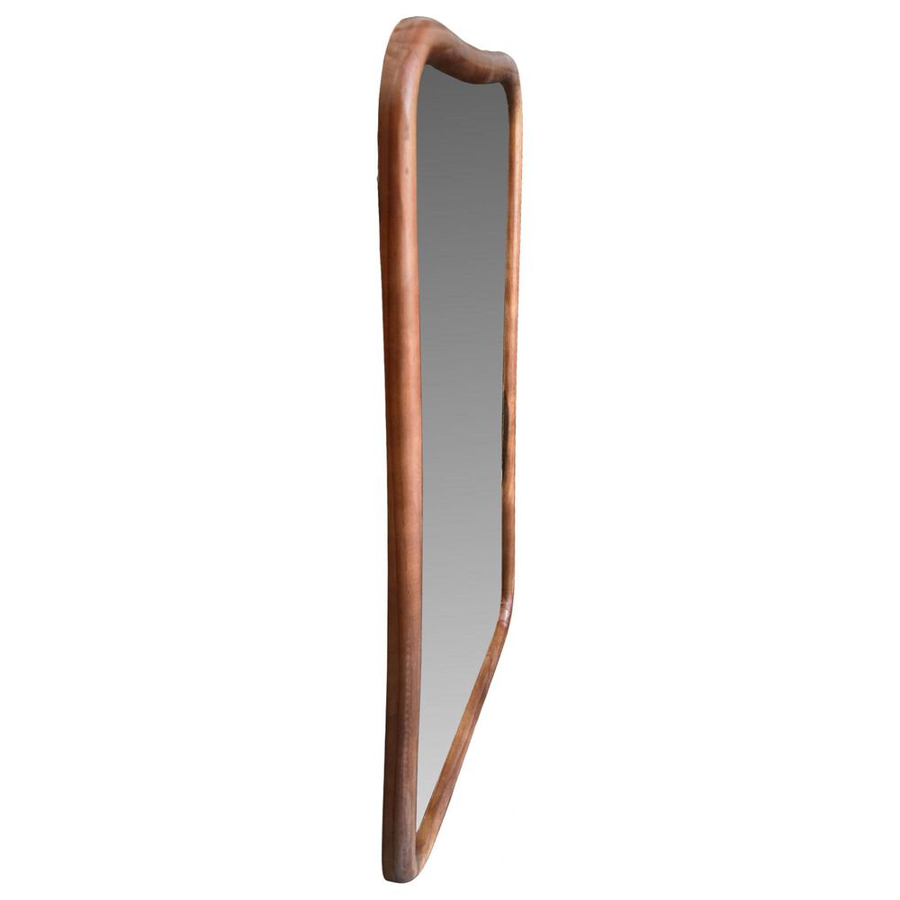 Howard Elliott Waveform Rectangular Mirror in Brown, , large