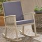 Hearth and Haven Casa Outdoor Rocking Chair with Cushion in Grey, , large