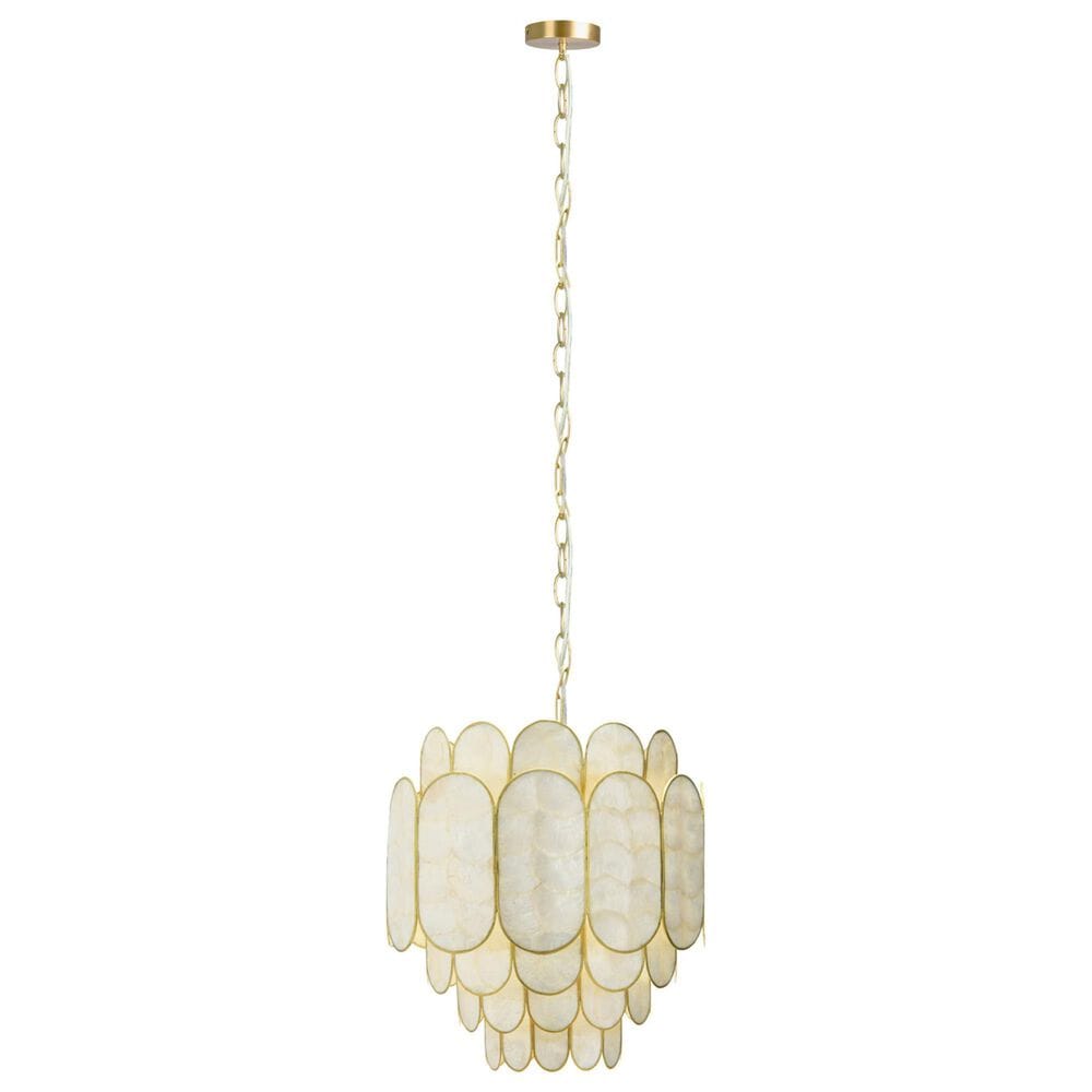 Creative Coop Gatsby 4-Tier Chandelier in Gold, , large