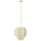 Creative Coop Gatsby 4-Tier Chandelier in Gold, , large