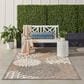 Nourison Aloha Floral 7" x 10" Natural Indoor/Outdoor Area Rug, , large
