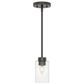 Hunter Hartland 19013 1-Light Mini Pendant in Noble Bronze, , large