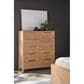 Universal Furniture Modern Walker 10-Drawer Chest in Organic Natural Oak, , large
