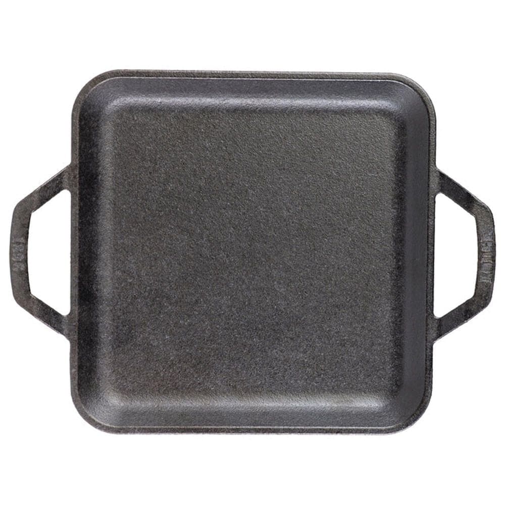 Lodge Chefs 11&quot; Square Griddle in Black, , large