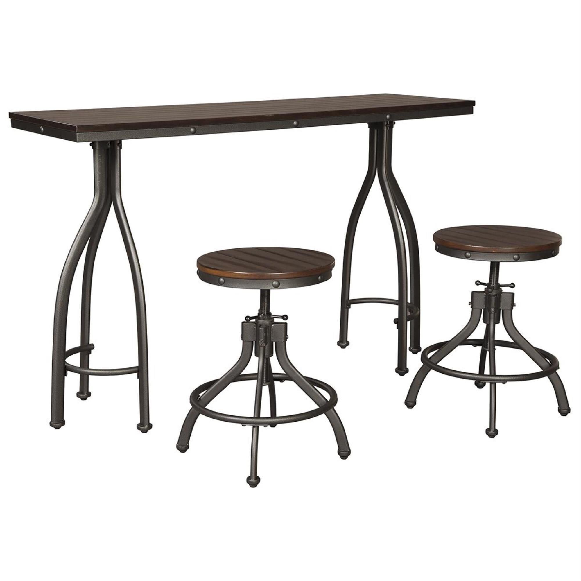 Ashley furniture wrought best sale iron dining set