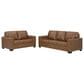 Ashley Bolsena Stationary Sofa and Loveseat Set in Caramel, , large