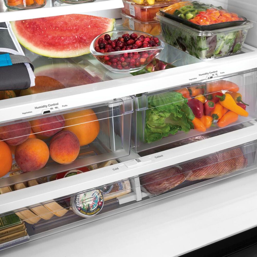 GE Appliances 27.0 Cu. Ft. 3-Door French-Door Refrigerator Energy Star In White, , large