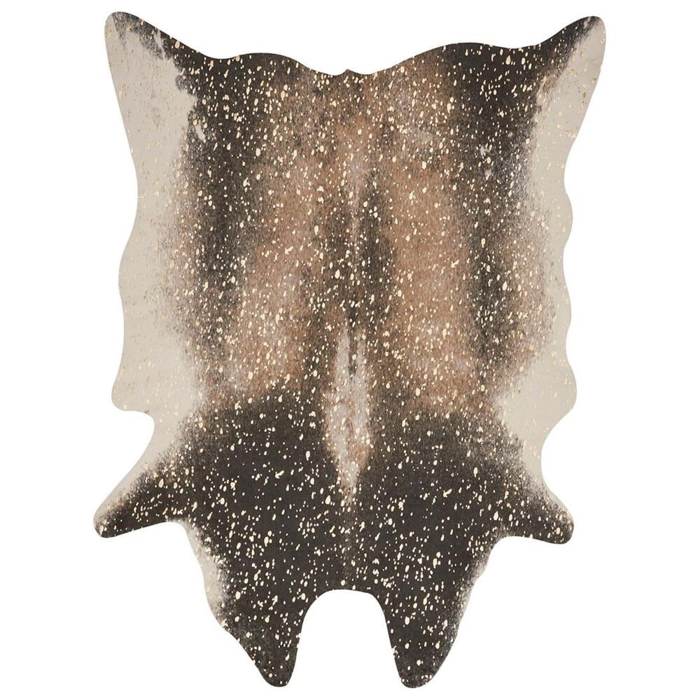 Loloi Bryce BZ-04 3"10" x 5" Mocha and Gold Area Rug, , large