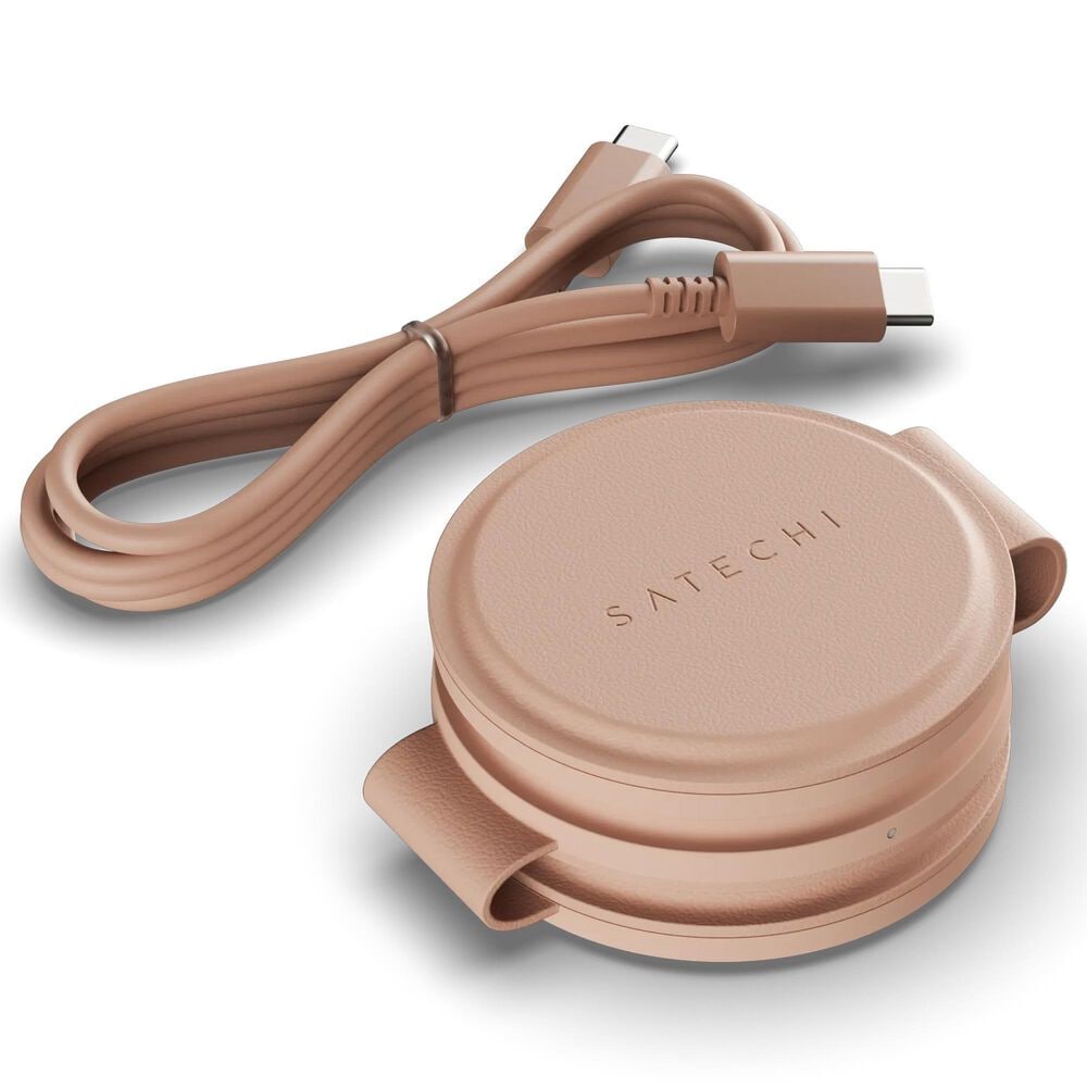 Satechi OntheGo 3-in-1 Wireless Charger in Desert Rose, , large