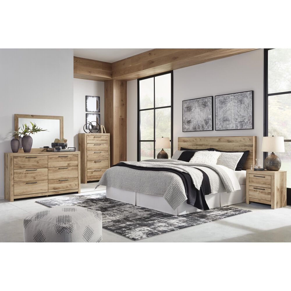 Ashley Hyanna Dresser and Mirror in Tan, , large