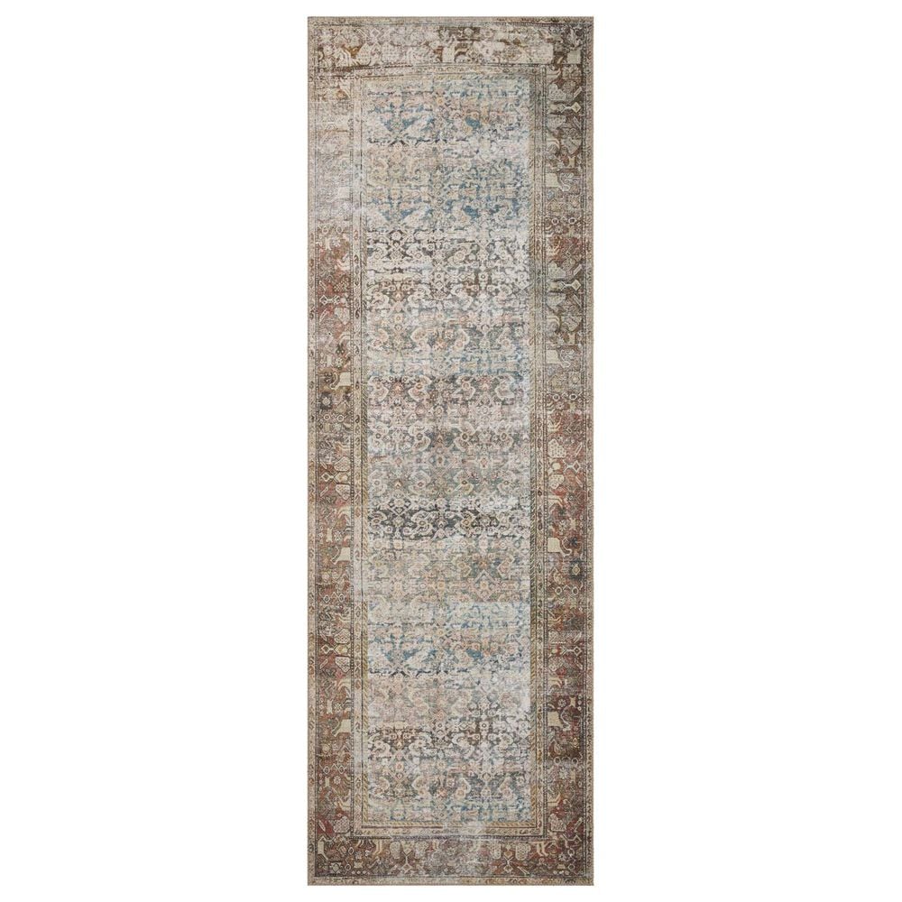 Amber Lewis x Loloi Georgie 2"6" x 9"6" Multicolor and Spice Runner, , large