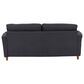 CorLiving Georgia Stationary Sofa in Dark Grey, , large