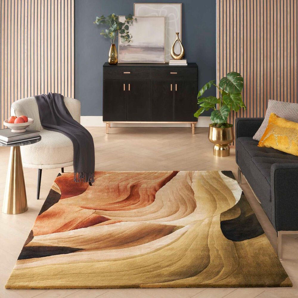 Nourison Prismatic Multicolor 5&#39;6&quot; x 7&#39;5&quot; Area Rug, , large