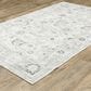 Oriental Weavers Windham WIN04 Ivory and Blue 6" x 9" Area Rug, , large